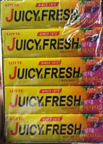 Жевательная резинка "Juicy Fresh" Lotte